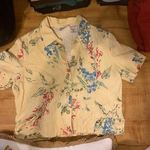 vintage button up